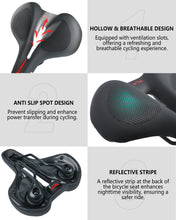 Load image into Gallery viewer, YLG Bike Seat I Bicycle Seat for Men and Women, Waterproof Bike Saddle for Exercise BMX, MTB Road &amp; Peloton Bikes
