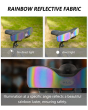 Load image into Gallery viewer, YLG Bike Seat Cushion Comfort Bicycle Saddle for Men Women Rainbow Gradient Design， Breathable Bicycle Seat Cushion Soft Foam Universal Road Mountain Sports Bike Saddle, Waterproof Bike Cushion
